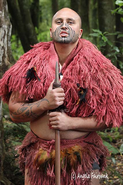 Tamaki Maori, Rotorua, New Zealand, copyright Angela Fairbank