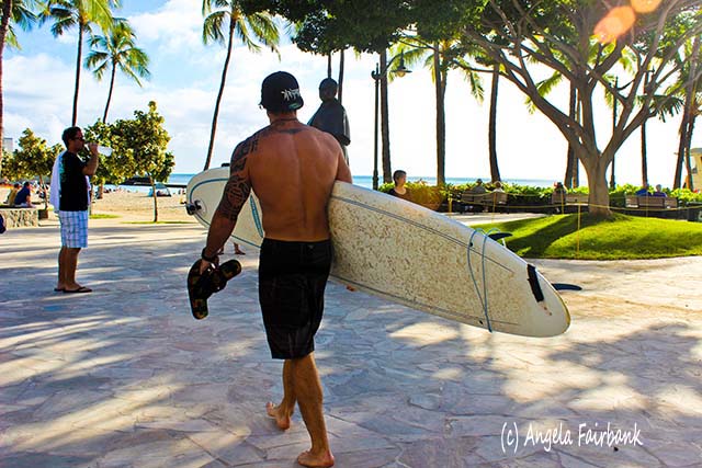 Oahu, Hawaii, copyright Angela Fairbank