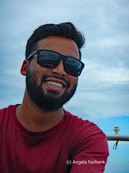 Imran dinghy driver