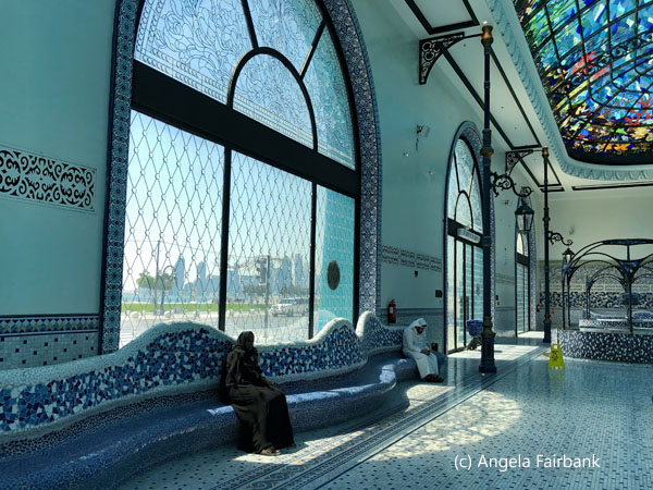 inside fish market