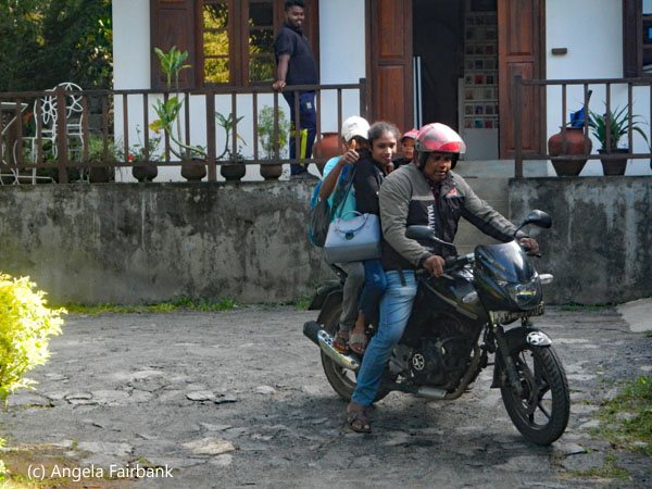 four on a motorbike
