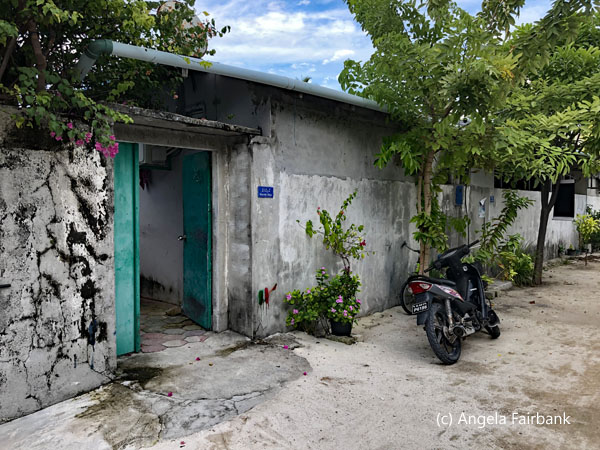 house with motorbike