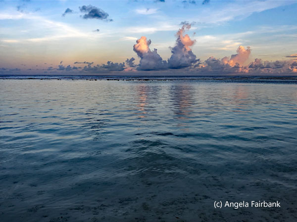 sunset at hulhumale