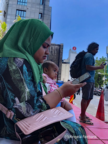 woman and baby