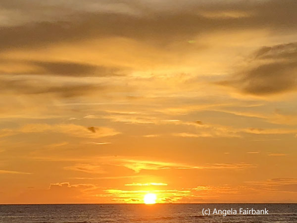 orange sunset