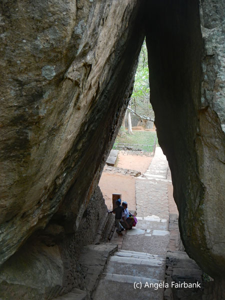 entrance to rock climb
