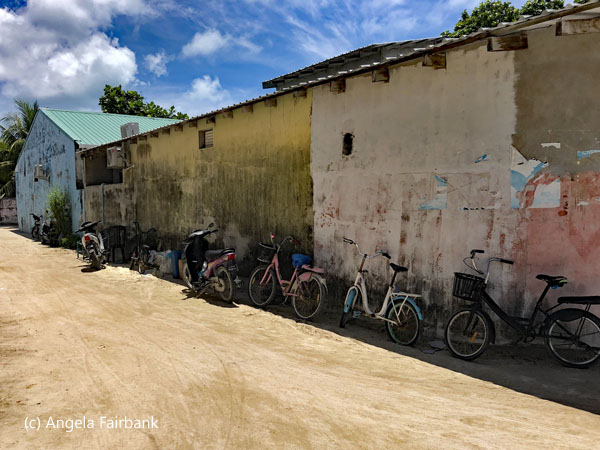 buildings and bikes