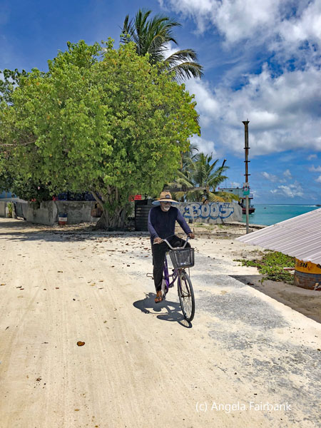 man on bike