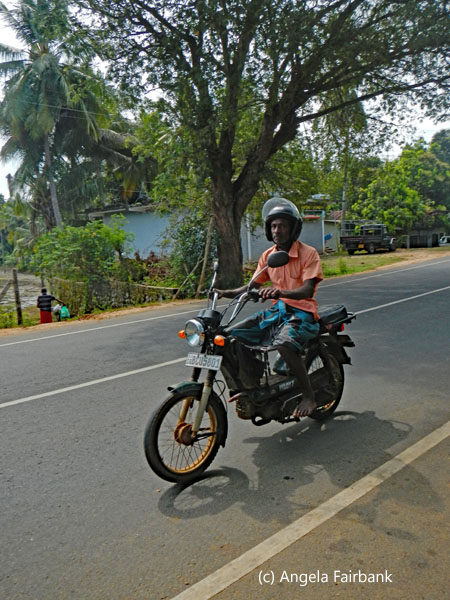 man on motorcycle