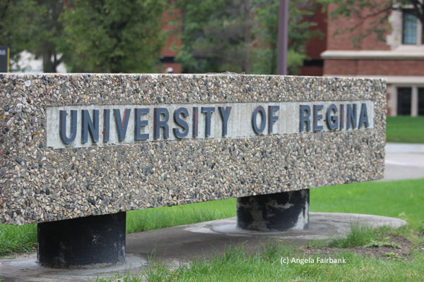 university of regina sign