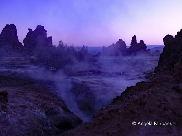 Lac Abbe at sunrise 1