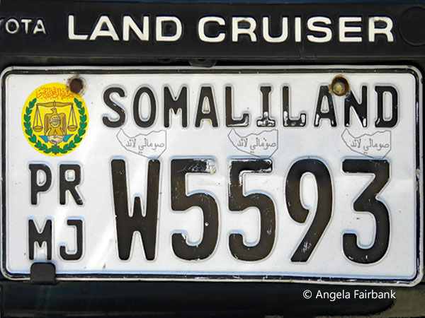 Somaliland licence plate