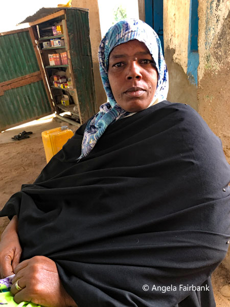 older woman seated  3