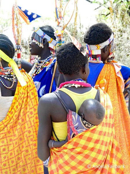 group of Boya women