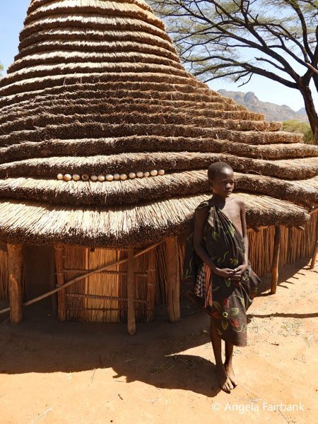 Boya girl posing at hut 2