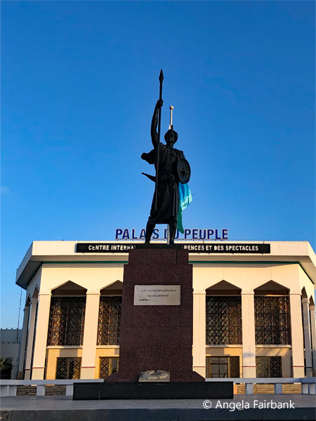 Independence square and statue