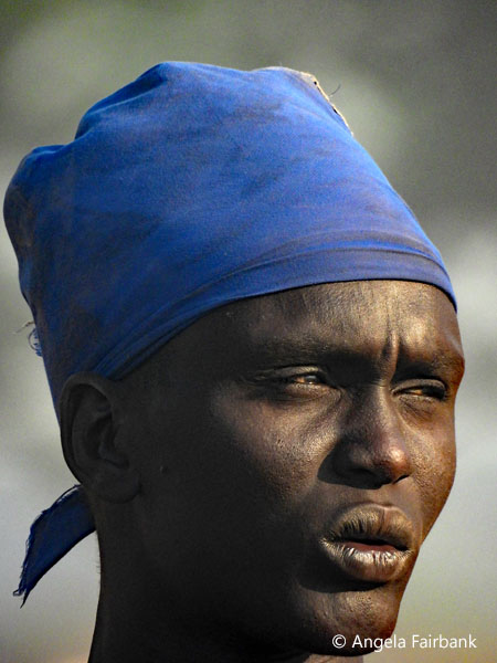 mundari camp scene 90