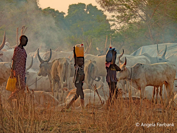 mundari camp scene 108