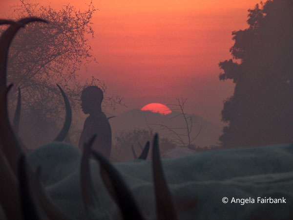 mundari camp scene 48