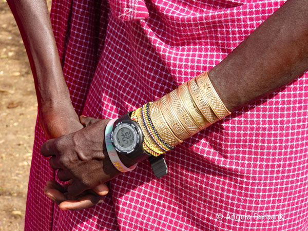 detail of Toposa youth arm