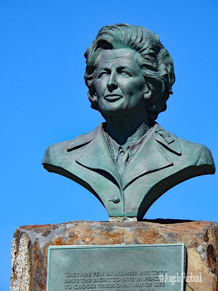 bust of margaret thatcher