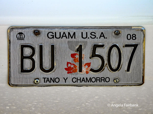 Guam license plate