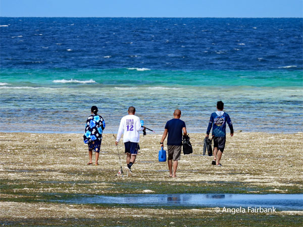 fishers at Laura beach