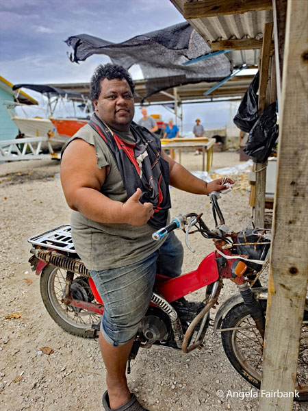 man on motorcycle