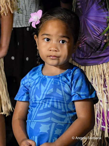 Niue girl at dance