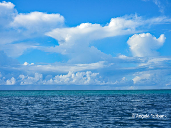 water view over to Peleliu 1