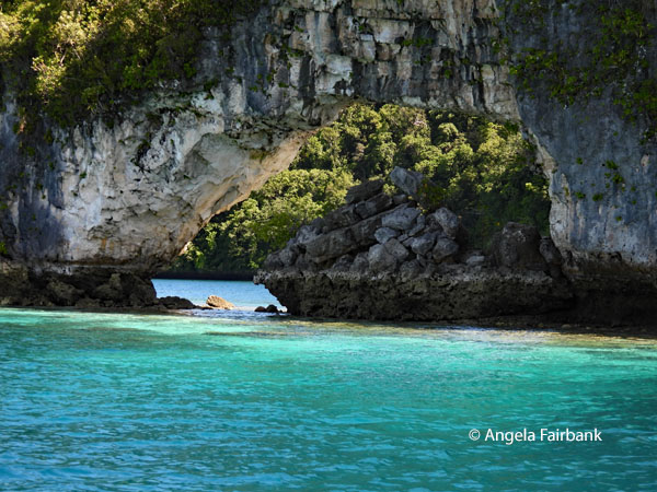 arched rock island
