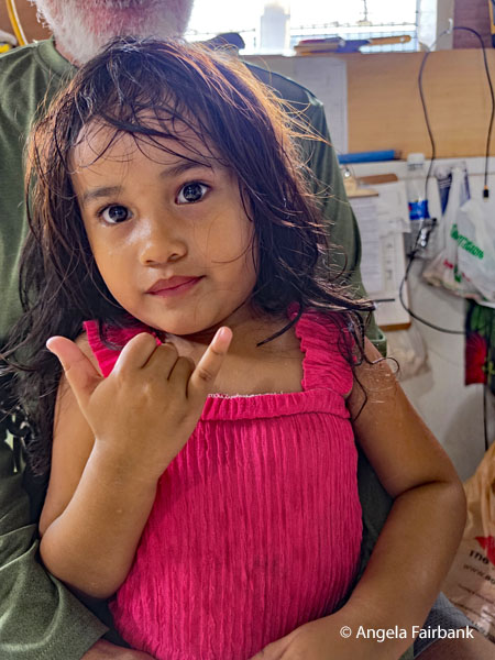 little girl at souvenir shop