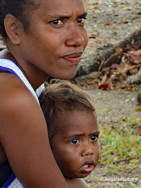 woman and baby