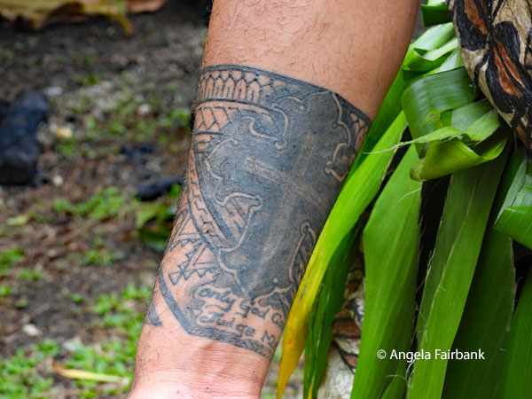 male dancer arm tattoo