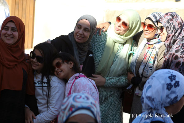 group of women taking a selfie