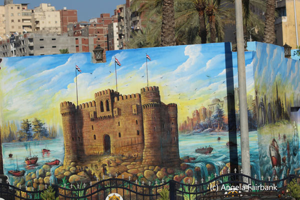 mural of fort