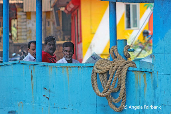 men in ferry