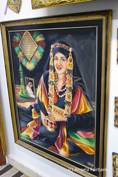 painting of tribal woman