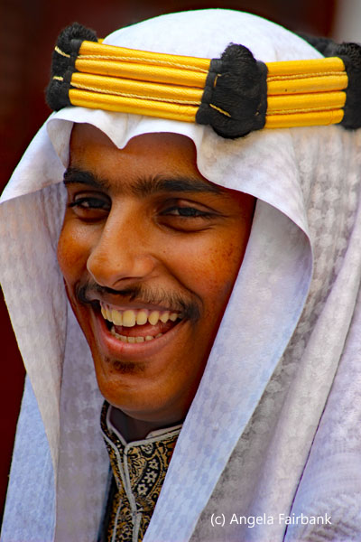 one man in costume at the museum