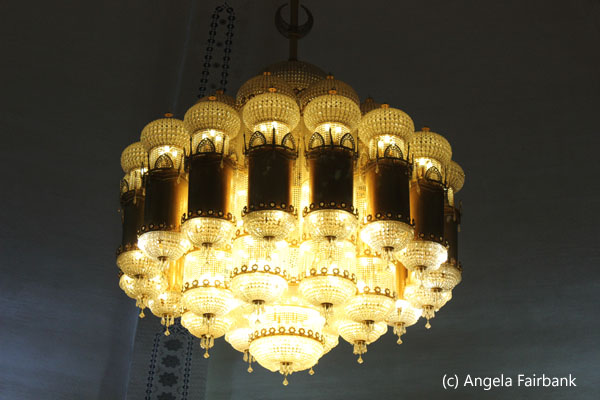 chandelier in enany mosque