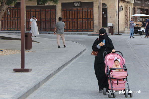street scene in al balad