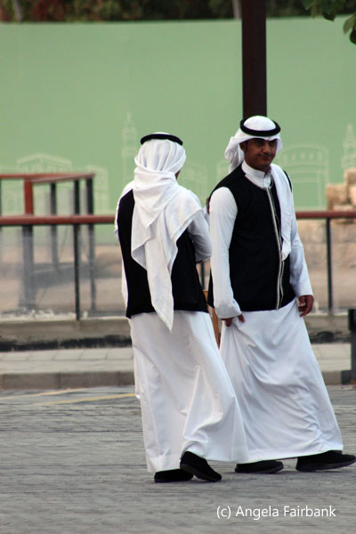 two men standing
