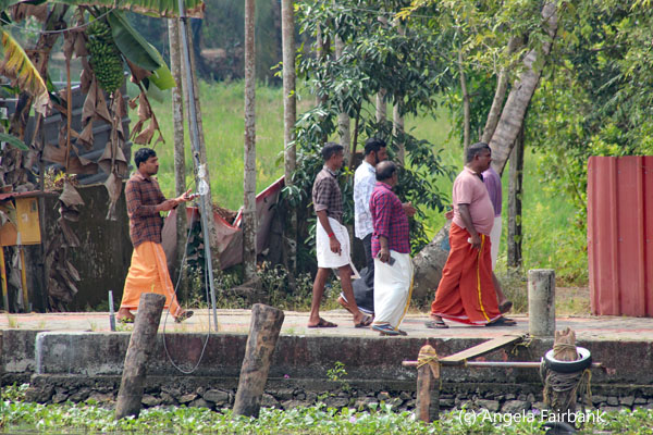 5 men walking