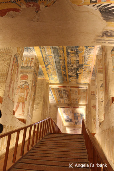 stairs with Ramses art
