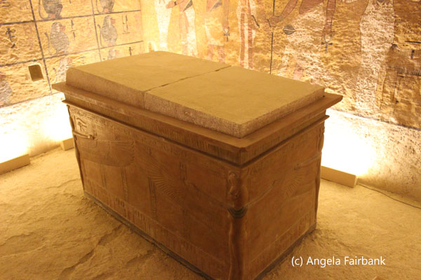King Tut coffin replica