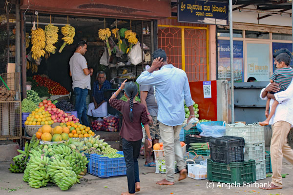fruit stands