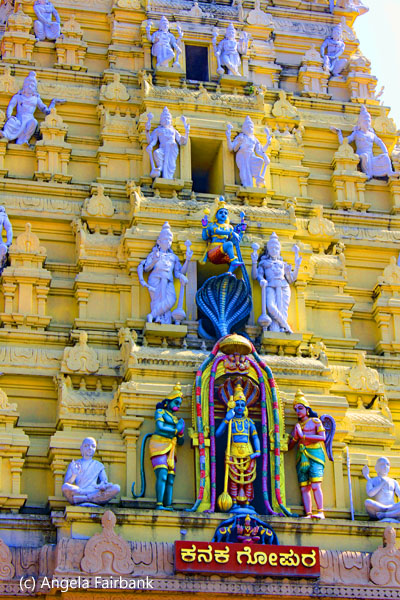temple with statues