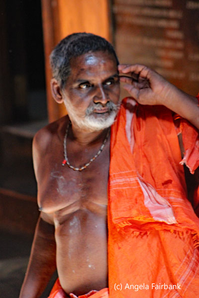 man in orange