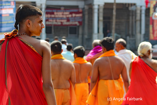 men in orange