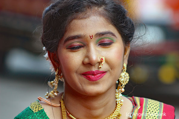 lady with make-up